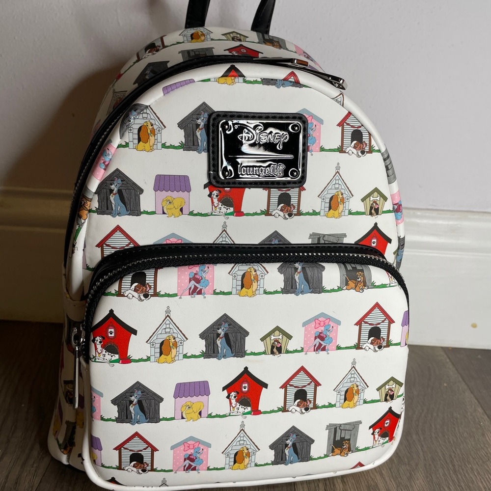 Loungefly Dogs Doghouse Allover Print Backpack